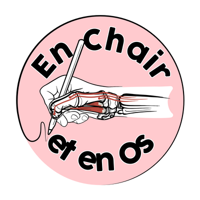 Logo dessin anatomique En Chair et en Os