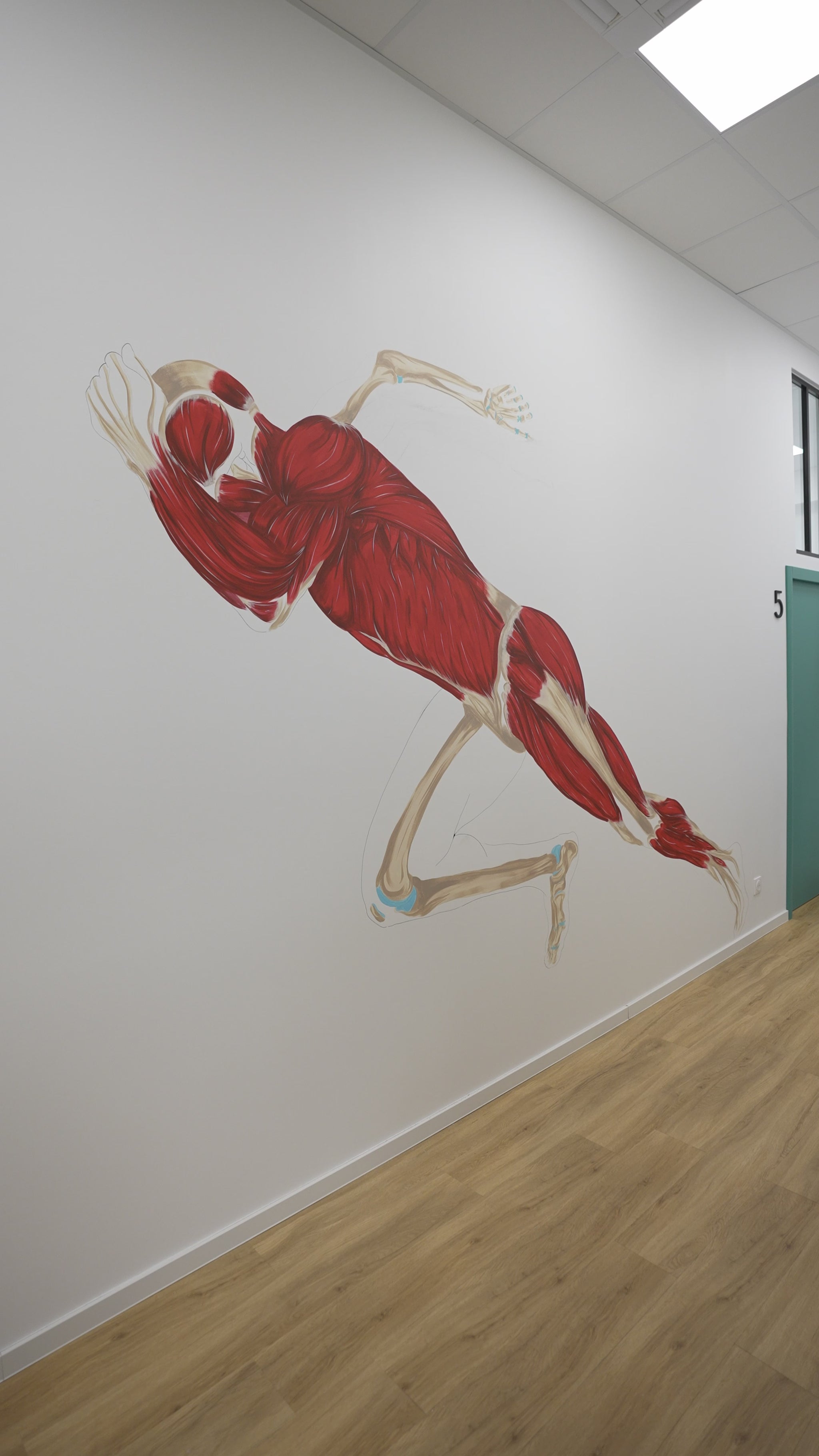 Décoration cabiet kinésithérapie - Kiné Prévert